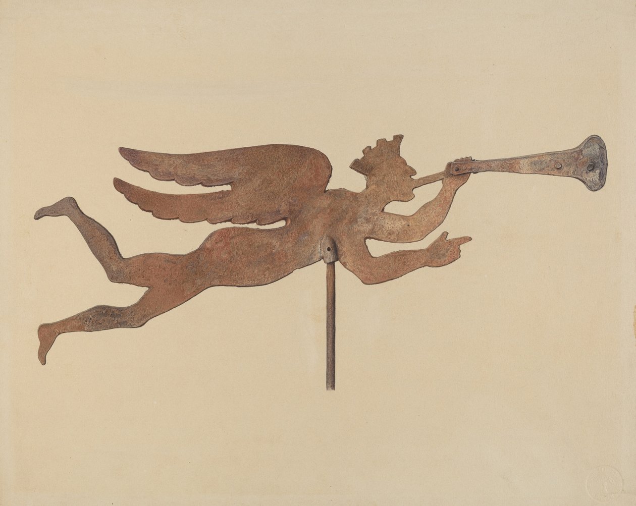 Weather Vane Finial, c. 1937. tekijältä Eric Mose
