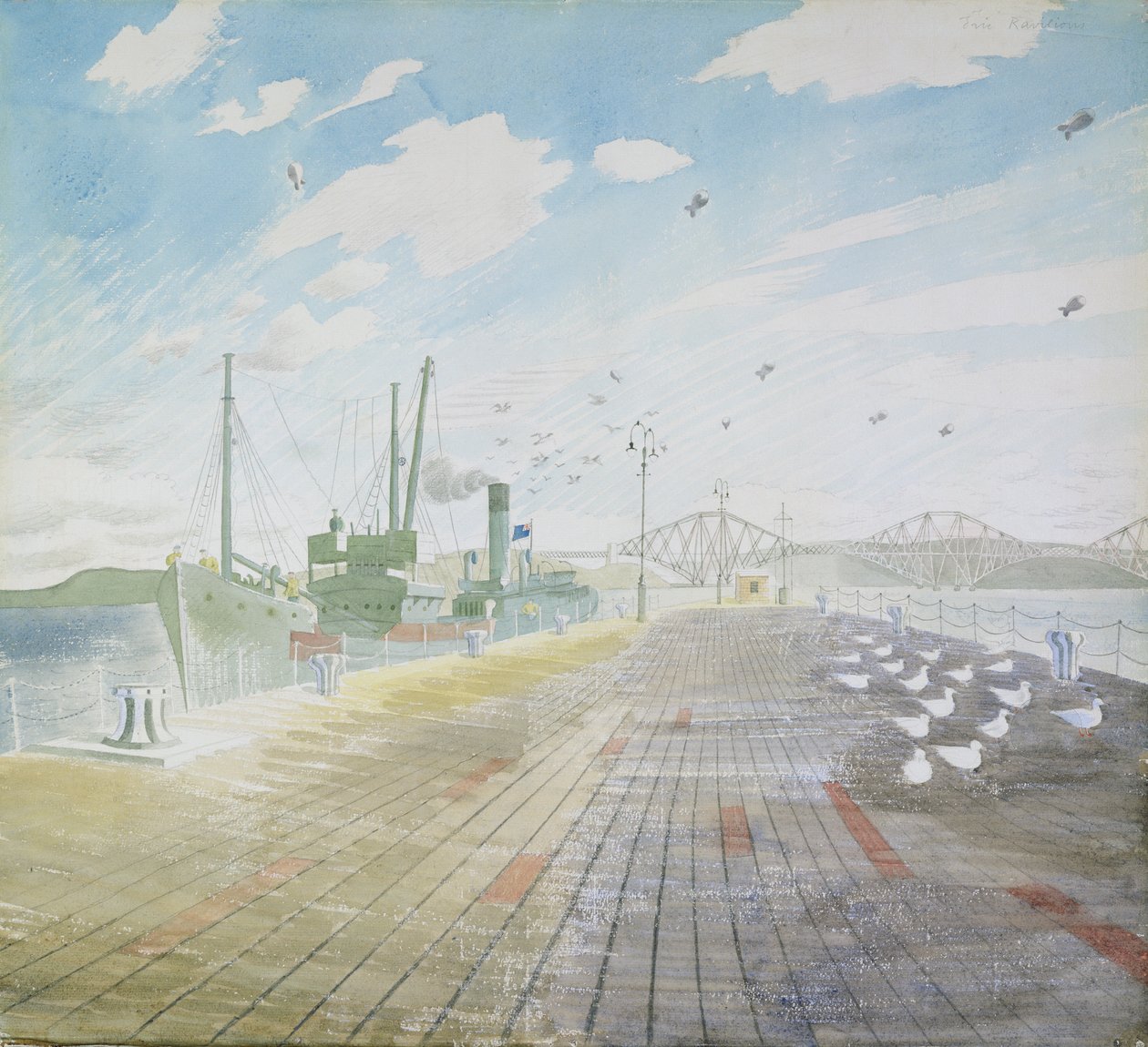 Channel Fisher (Firth of Forth) tekijältä Eric Ravilious