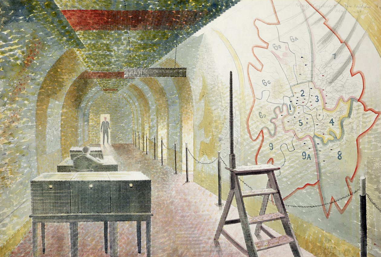 N:o 1 Karttakäytävä tekijältä Eric Ravilious
