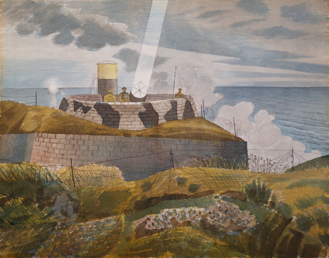 Valonheitin hämärässä lokakuussa 1941 tekijältä Eric Ravilious