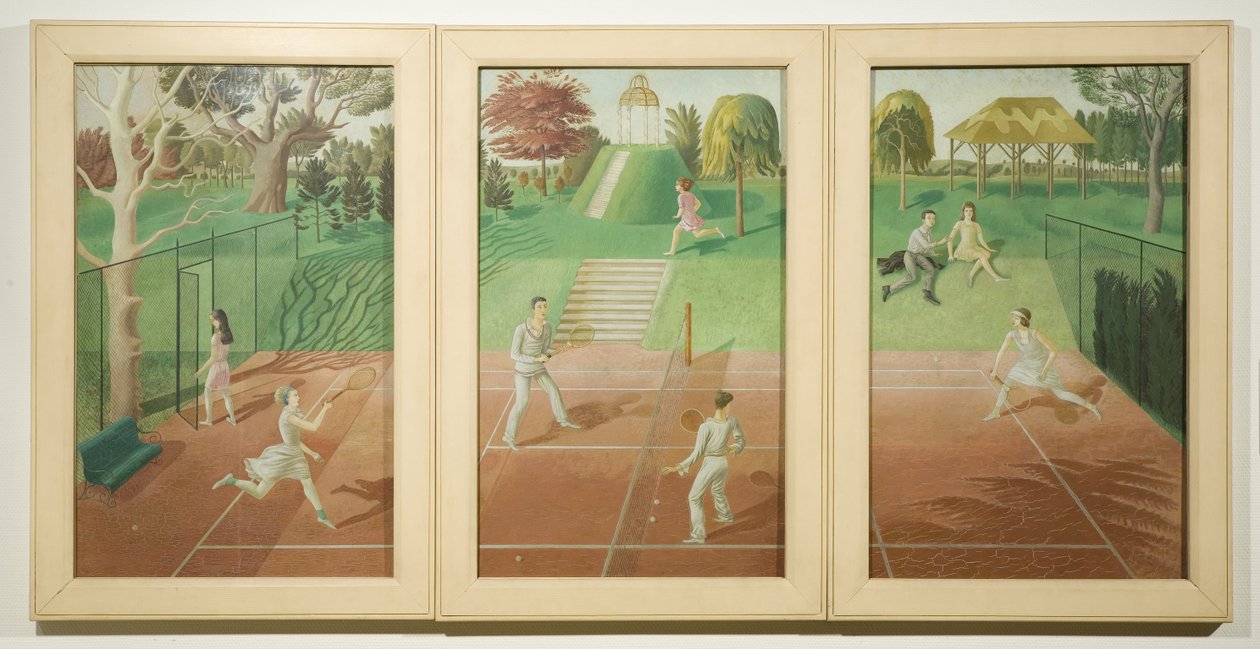 Tennis tekijältä Eric Ravilious