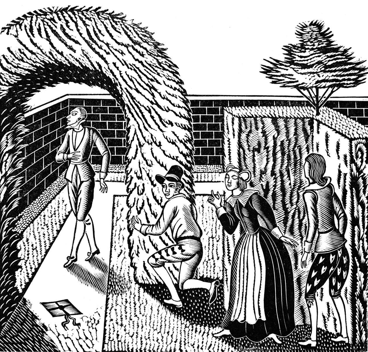 William Shakespearen kahdestoista yö tekijältä Eric Ravilious