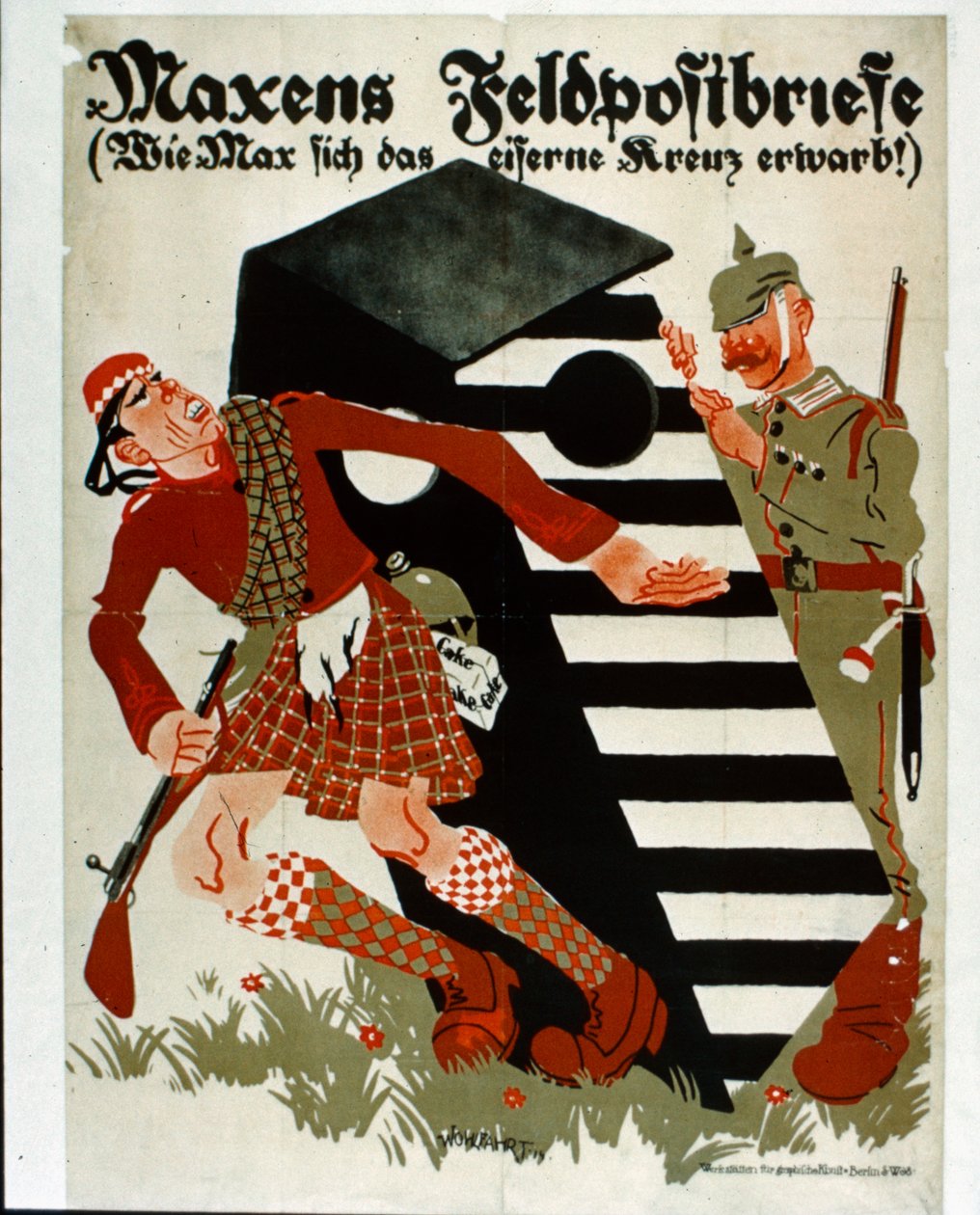 Maxin kirjeet (miten hän voitti rautaristin!), 1914 tekijältä Erich Wohlfahrt