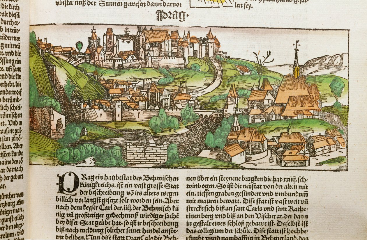 Näkymä Prahan kaupunkiin tekijältä Erich Lessing