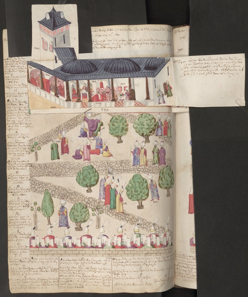 Konstantinopolin rakennukset: palatsin kolmas sisäpiha tekijältä Erich Lessing