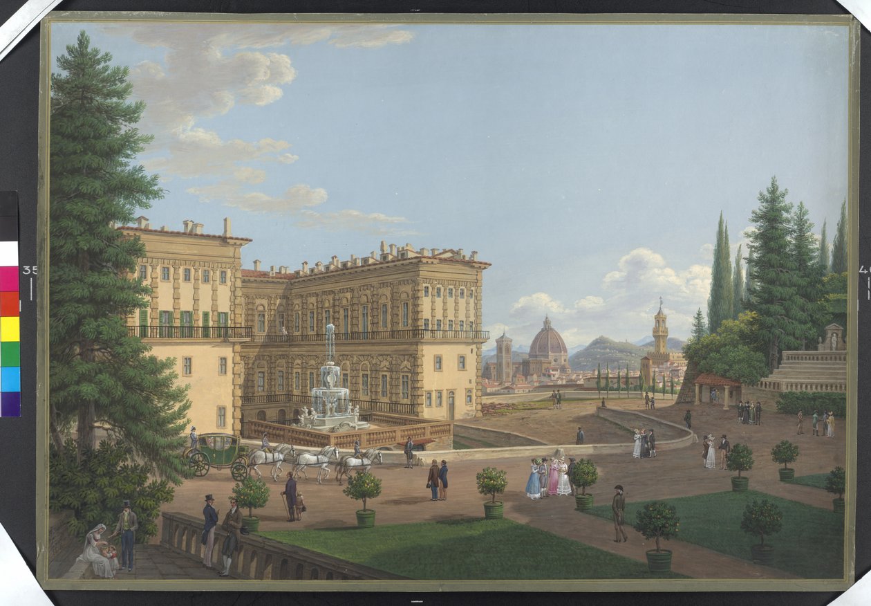 Gouache Franz Jaschke tekijältä Erich Lessing