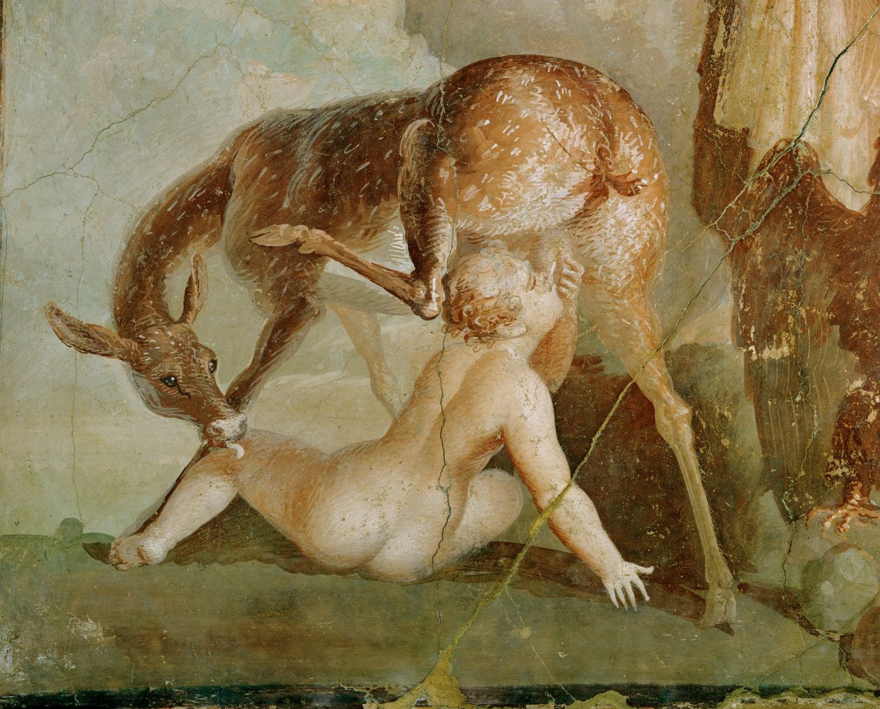 Herakles löytää poikansa Telephoksen Arkadiasta. tekijältä Erich Lessing