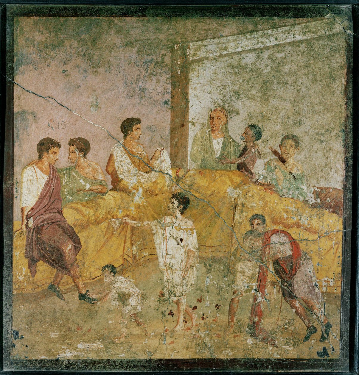 Ihmiset syövät ja juovat tekijältä Erich Lessing