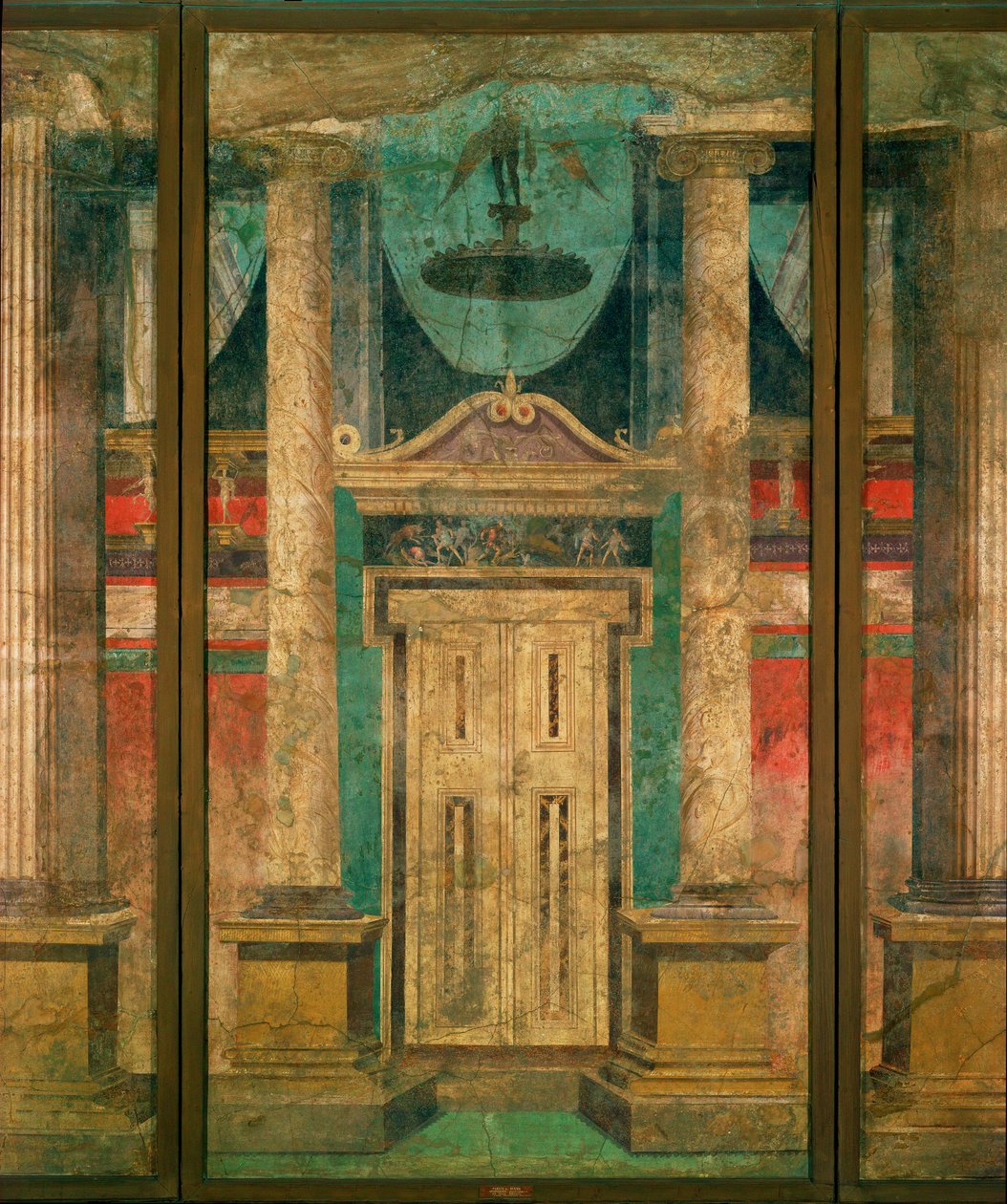 Maisemallinen koristelu, oviaukko tekijältä Erich Lessing