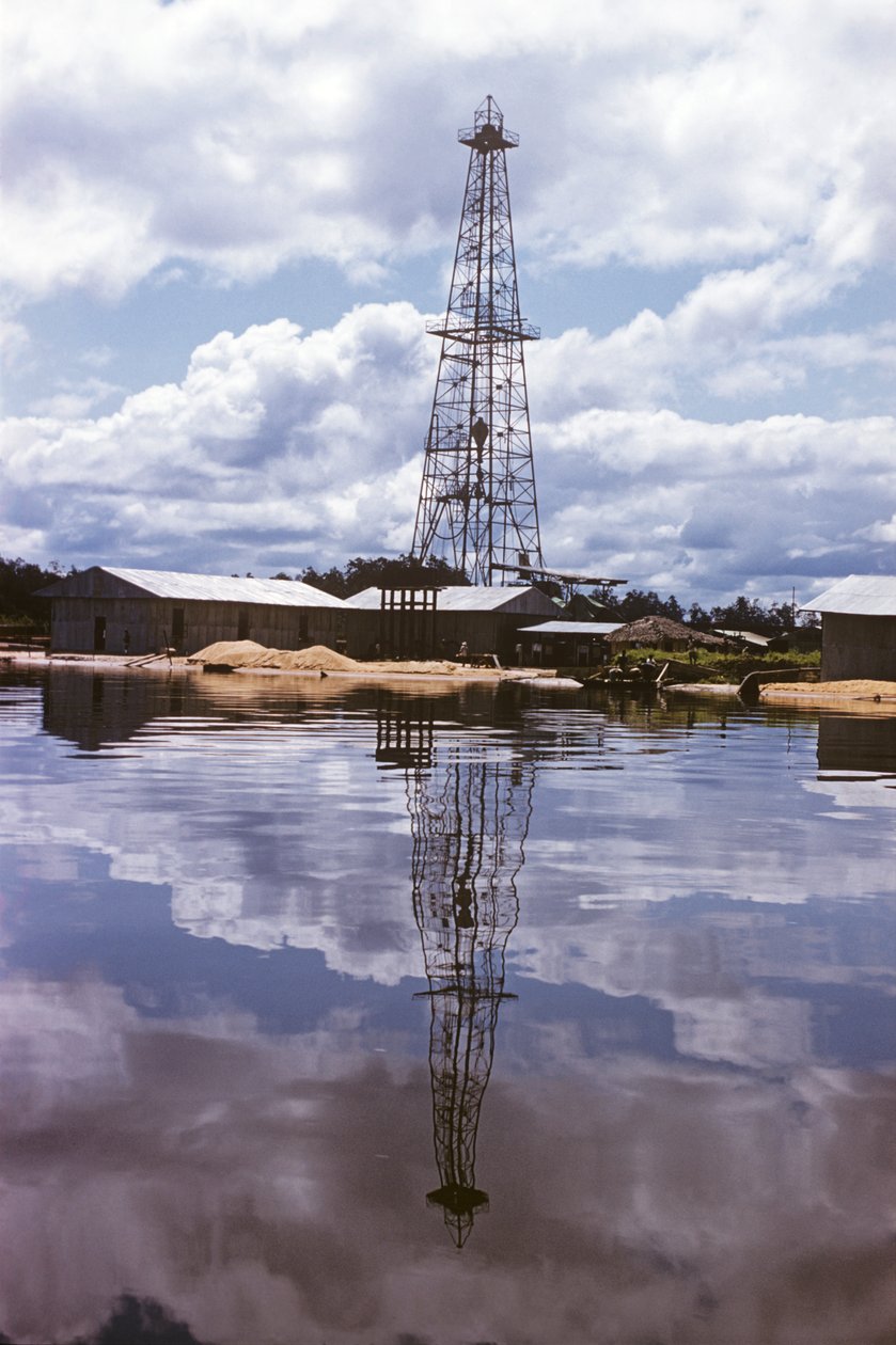 Shell and British Petroleum Company, Nigerin suisto Port Harcourtiin, Nigeria, Afrikka tekijältä Erich Lessing