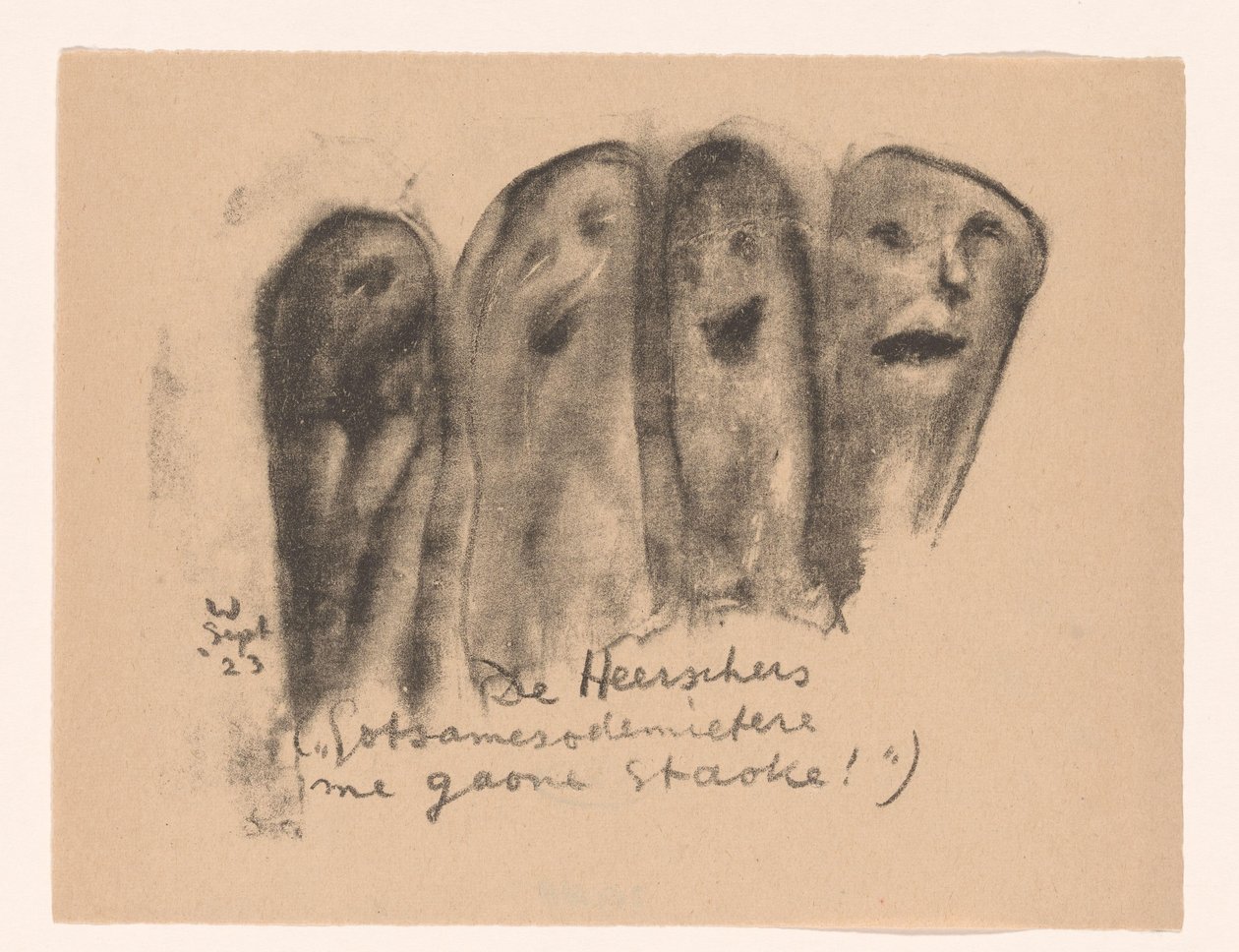De Heerschers (Gotsamesodemietere me gaone staoke!) (alkuperäinen nimi esineessä) Idealists II and Further Notes (alkuperäinen sarjan nimi) tekijältä Erich Wichmann
