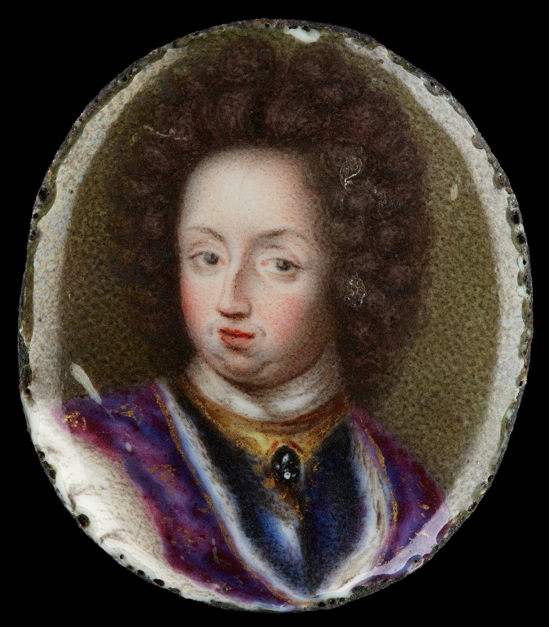 Pienoismuotokuva Kaarle XI, Ruotsin kuningas 1660-1697 tekijältä Erik Utterhielm