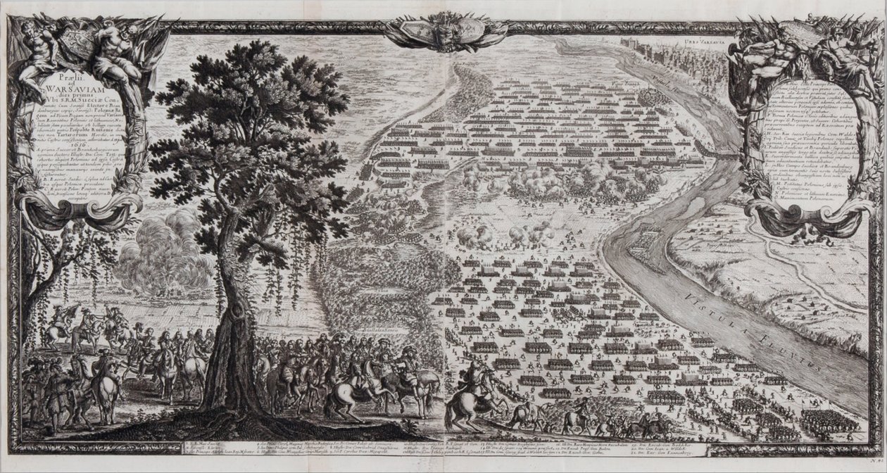 Varsovan taistelu heinäkuussa 1656 tekijältä Erik Dahlbergh