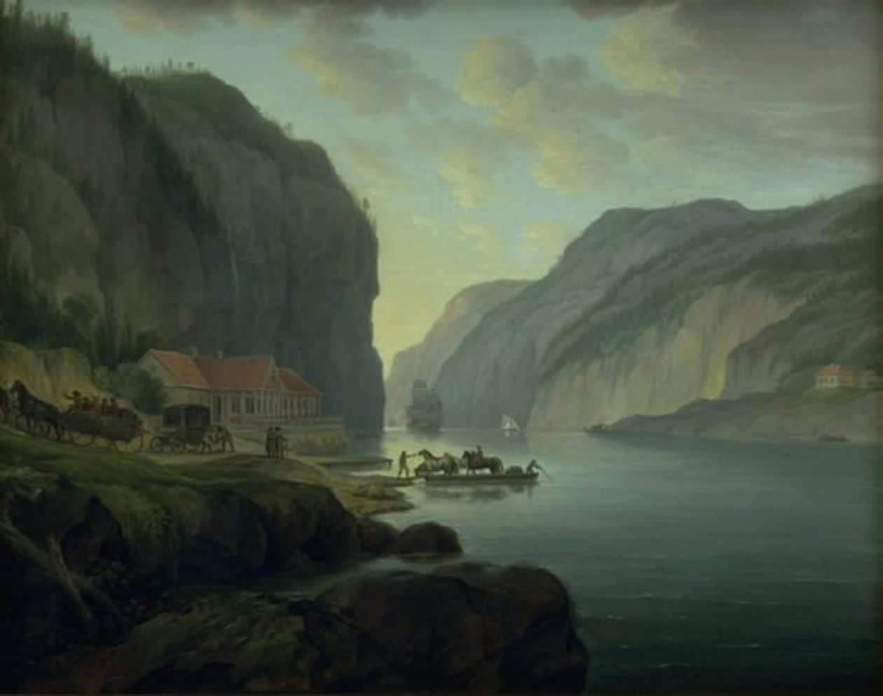 Svinesund lähellä Frederikshaldia Norjassa tekijältä Erik Pauelsen