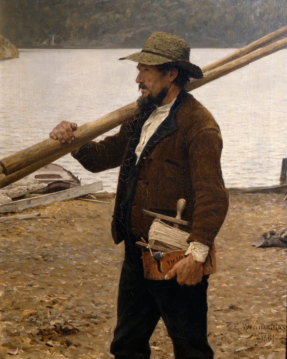 Fishermanfinnish tekijältä Erik Theodor Werenskiold