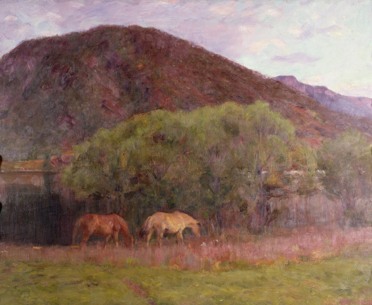Kesäilta Kviteseidissä, 1893 tekijältä Erik Theodor Werenskiold