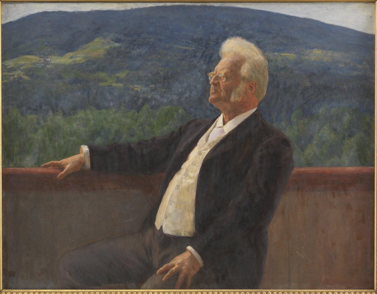 Bjørnstjerne Bjørnsonin muotokuva tekijältä Erik Theodor Werenskiold