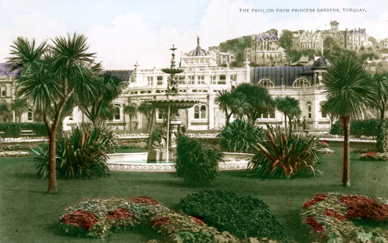 Paviljonki, Torquay, Devon, 1900-luvun alku. tekijältä Ern Bishop