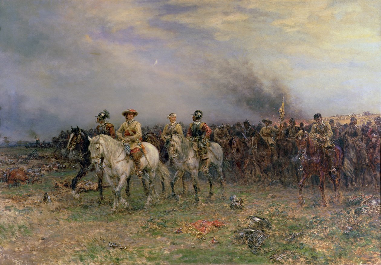 Cromwell Marston Moorin taistelun jälkeen tekijältä Ernest Crofts