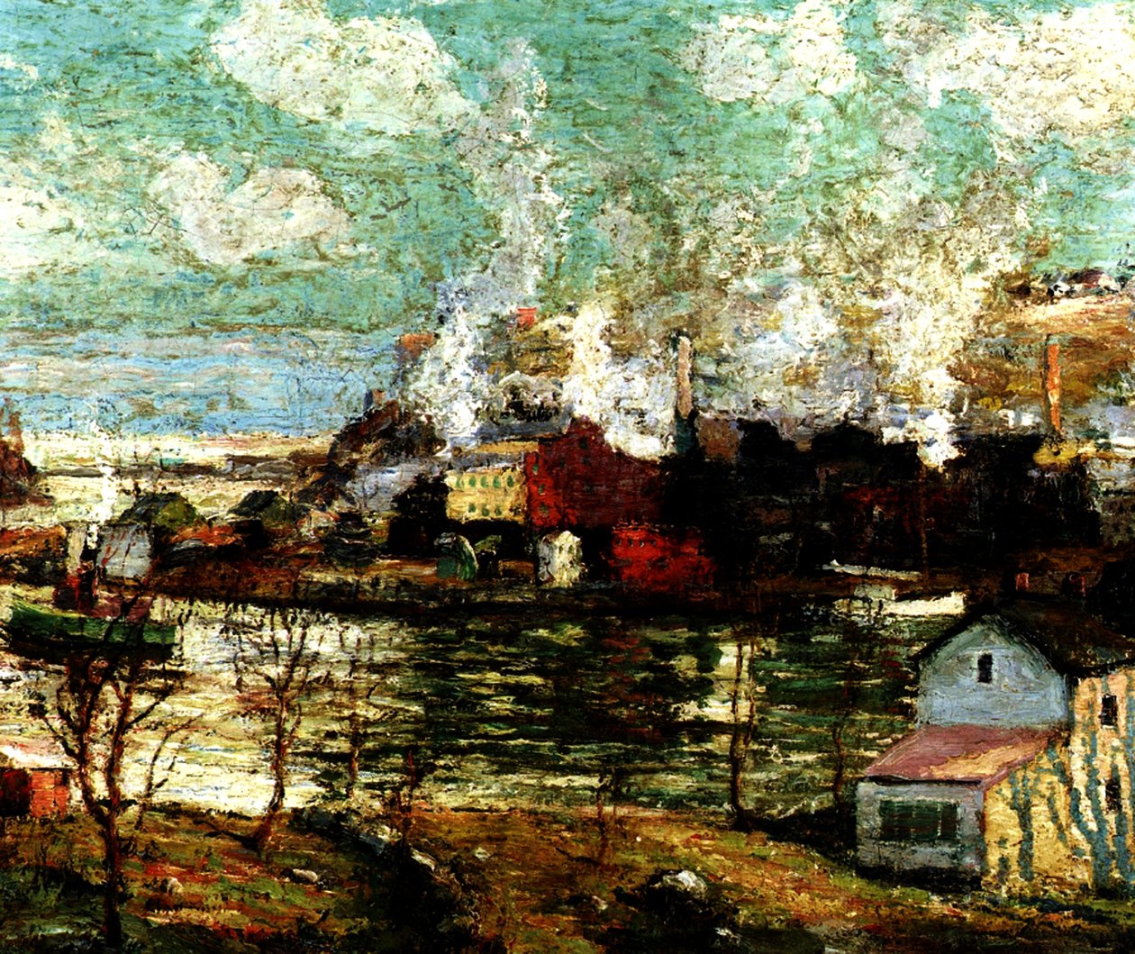 Spuyten Duyvil Creek, Brooklyn, New York, n. 1914 tekijältä Ernest Lawson