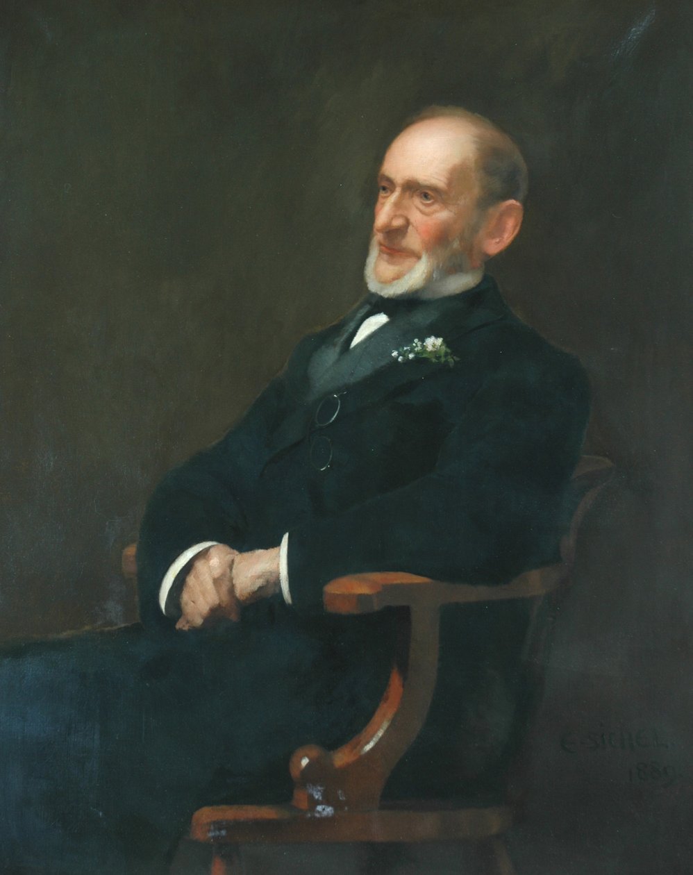 Sir Jacob Behrens, 1889 tekijältä Ernest Leopold Sichel