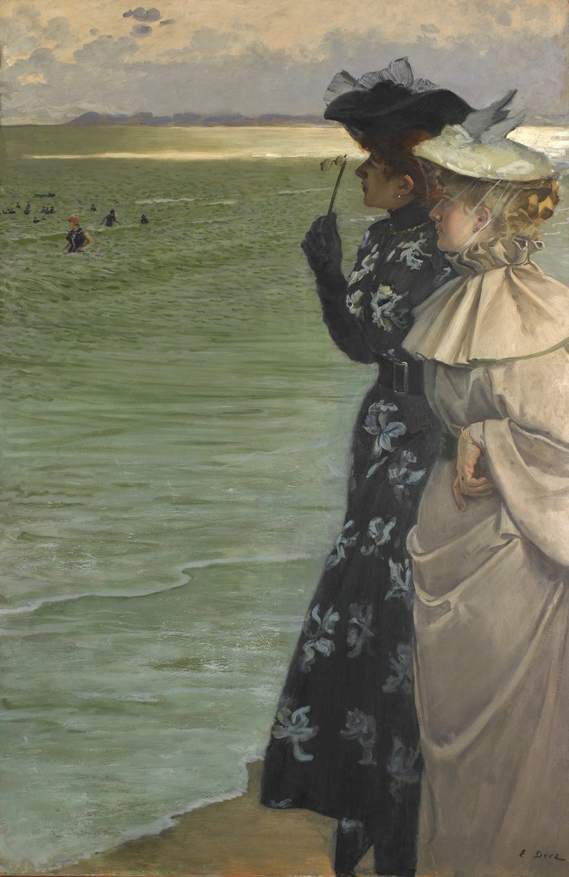Uintiaika meren rannalla Uintiaika meren rannalla, 1896. tekijältä Ernest Ange Duez