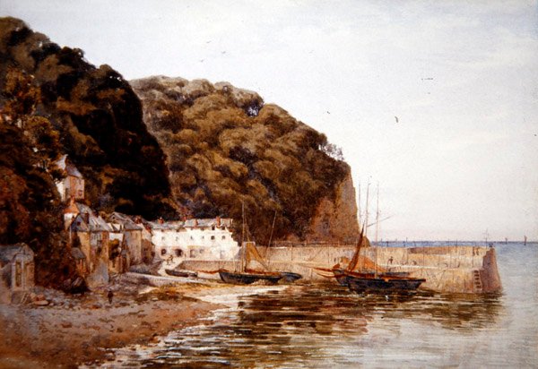 Red Lion Hotel, n. 1890 (akvarelli paperille) tekijältä Ernest Arthur Rowe