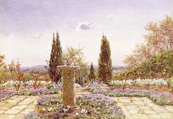 Aurinkokello Rusthallissa, Tunbridge Wellsissä tekijältä Ernest Arthur Rowe