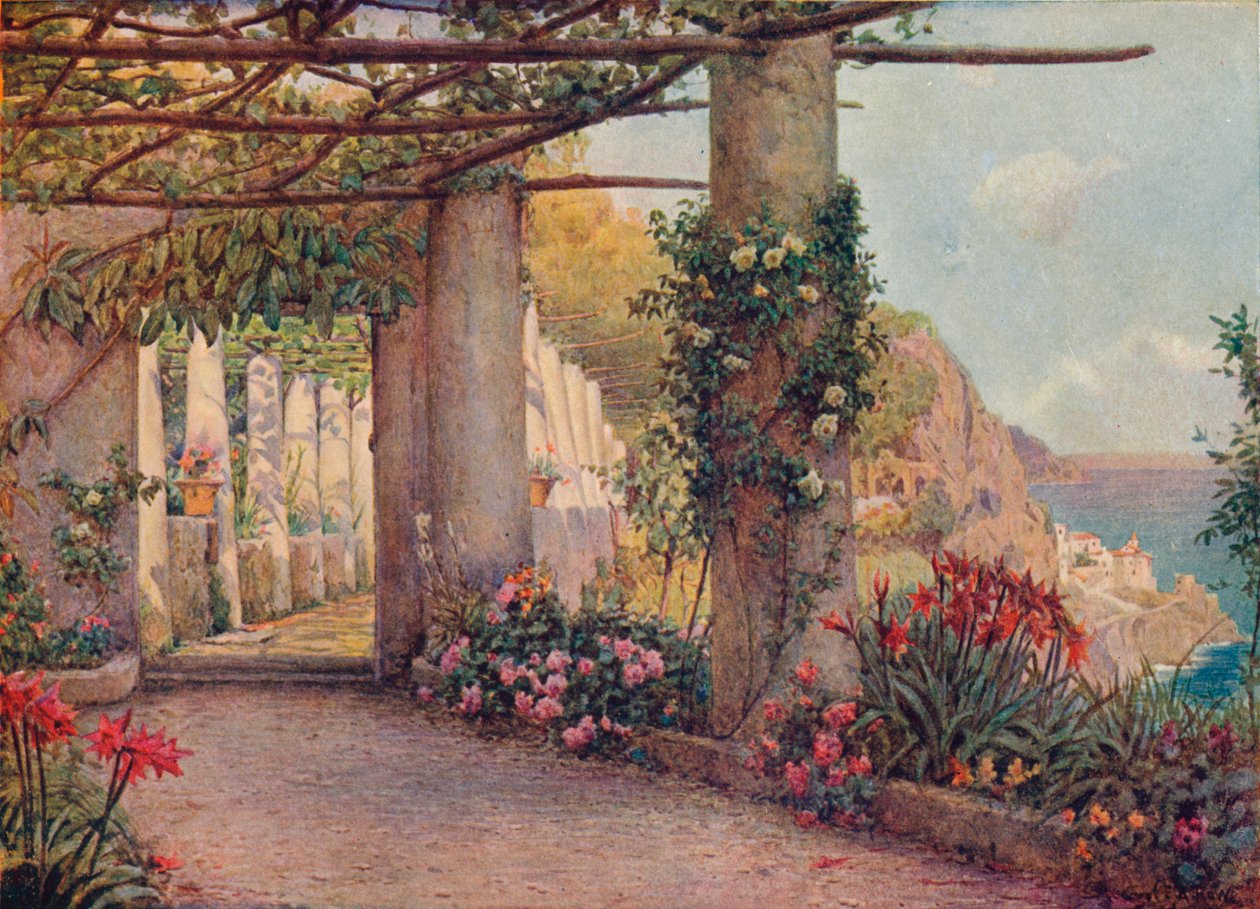 Cappuccino, Amalfi, 1903 tekijältä Ernest Arthur Rowe