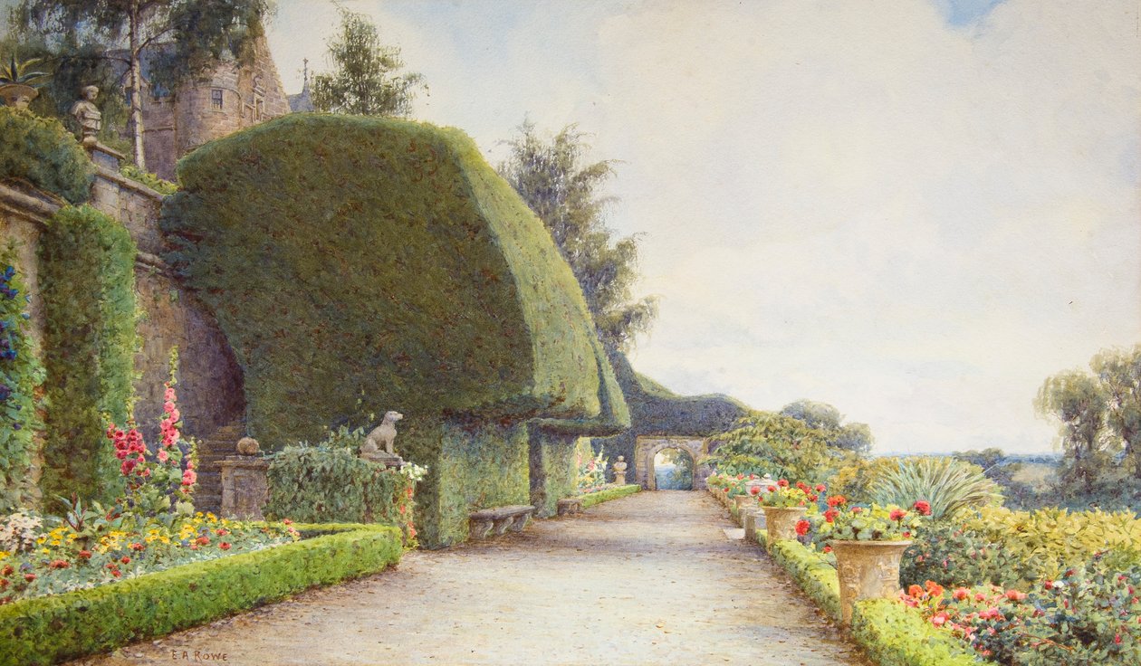 The Terrace, Drummond Castle, Perthshire tekijältä Ernest Arthur Rowe
