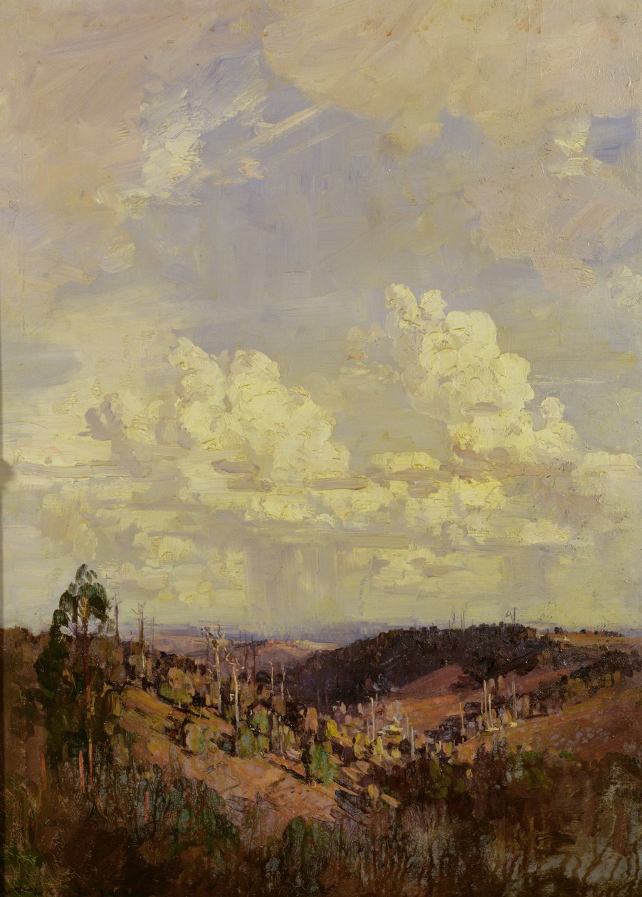 Ja olkoon illan ja aamun pilvet (Tennyson) (Tennyson) tekijältä Arthur Streeton