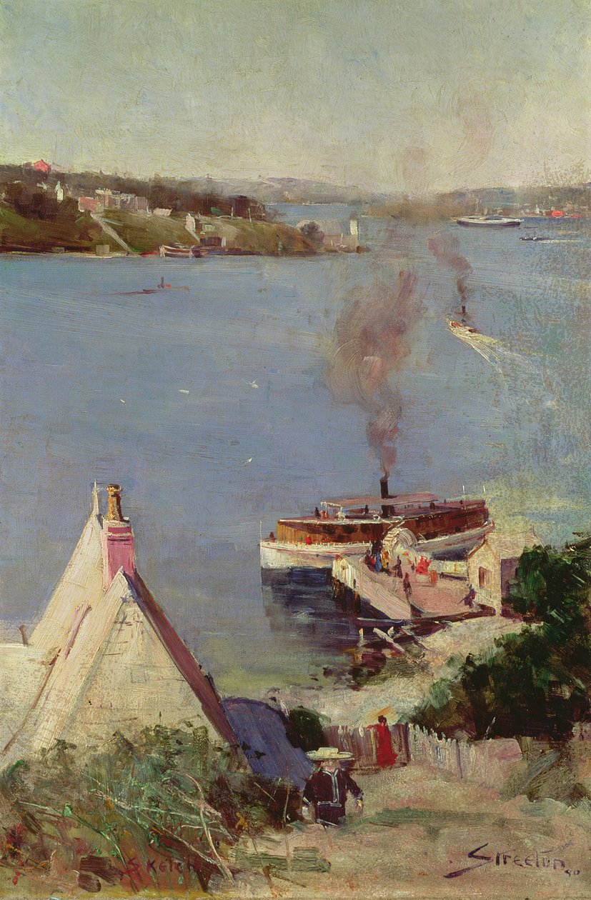 McMahons Pointin lautta tekijältä Arthur Streeton