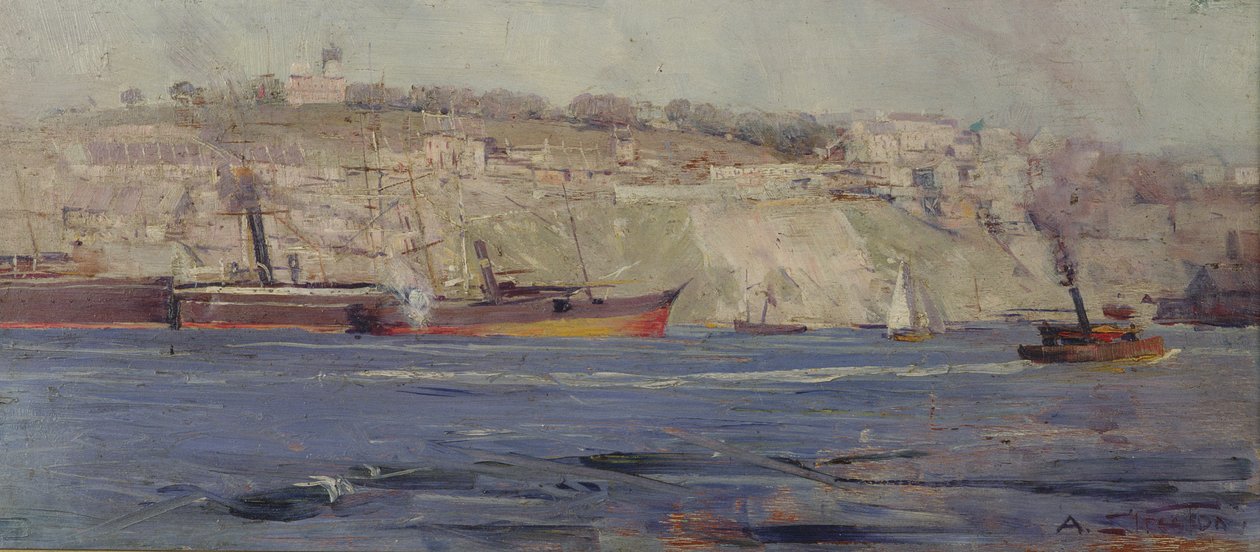Observatory Hill, Millers Point, Sydney tekijältä Arthur Streeton