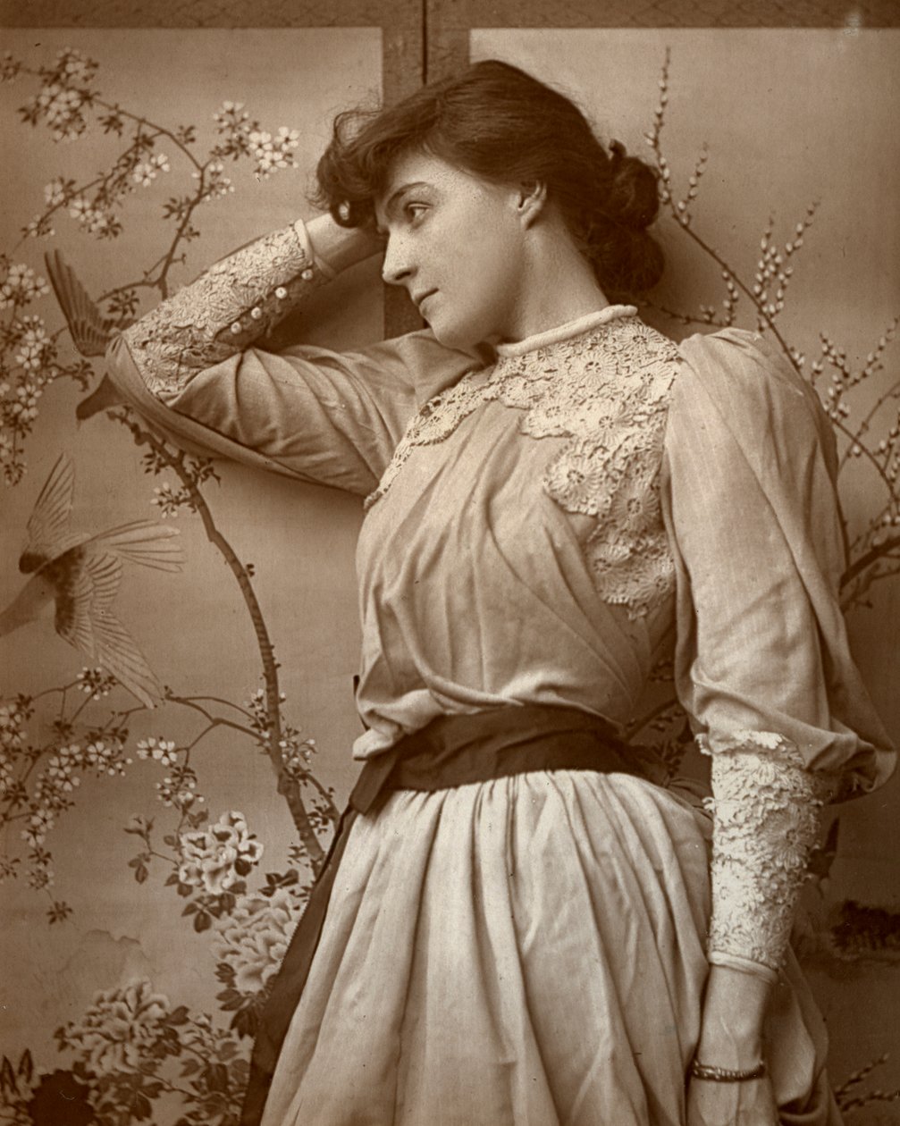 Cora Urquhart Brown-Potter, yhdysvaltalainen näyttelijä, 1887 tekijältä Ernest Barraud