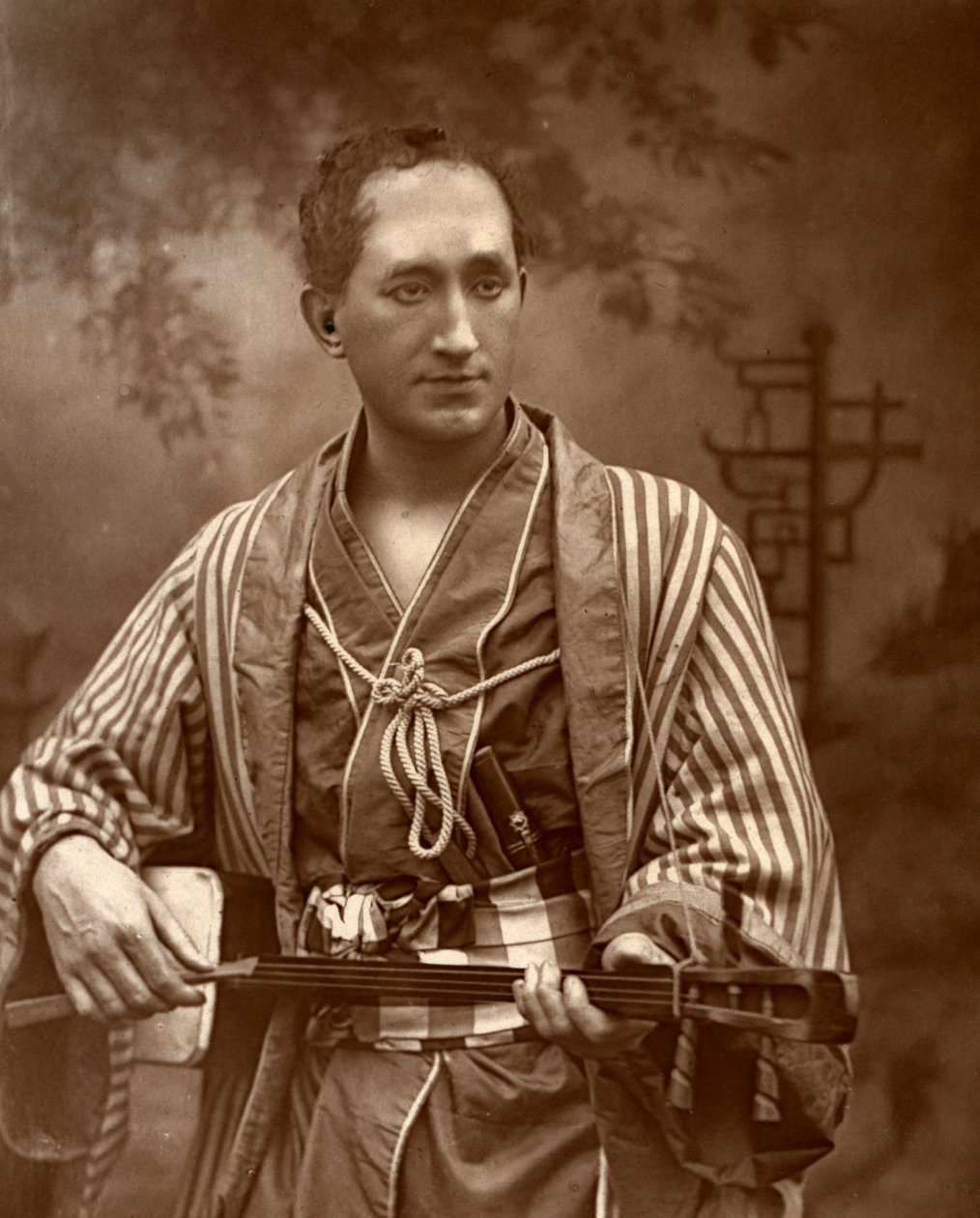 Durward Lely, skotlantilainen oopperalaulaja, elokuvassa Gilbert and Sullivans The Mikado, 1887. tekijältä Ernest Barraud