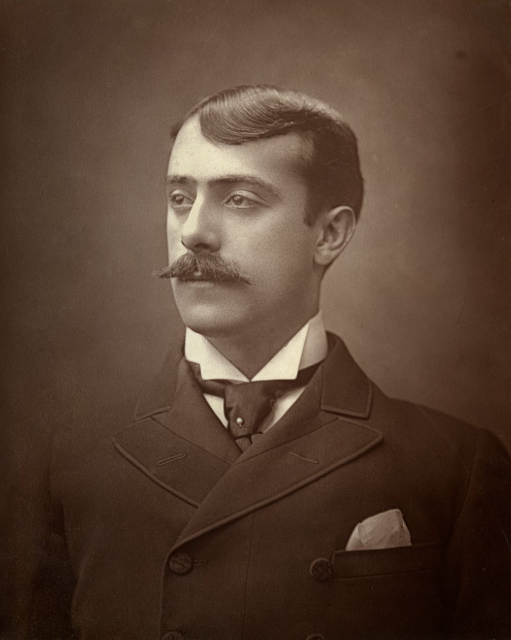 Laurence Cautley, brittiläinen näyttelijä, 1887 tekijältä Ernest Barraud