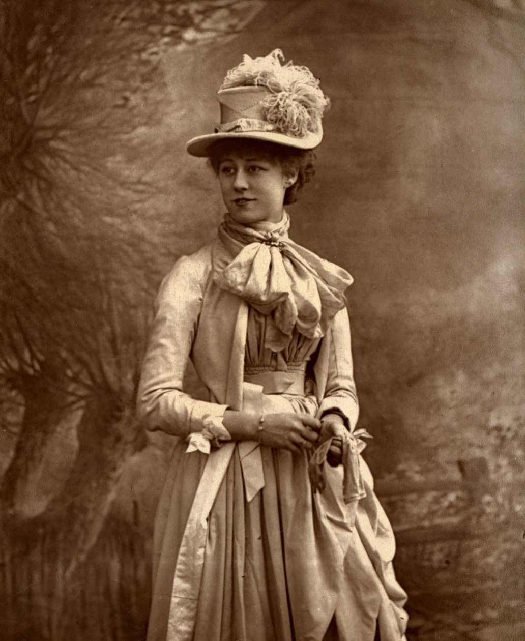 Violet Vanbrugh, brittiläinen näyttelijä, 1887. tekijältä Ernest Barraud