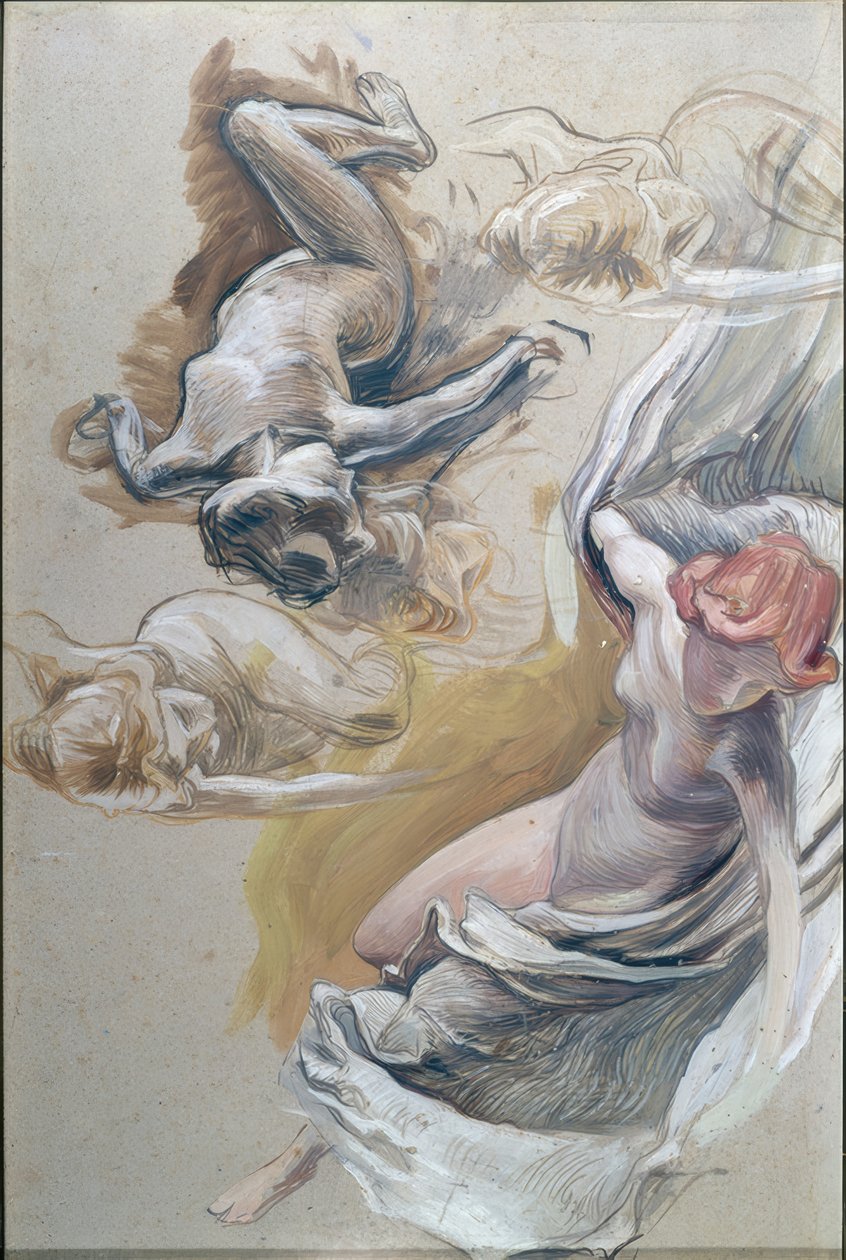 Tutkimus Bernin Stadttheaterin kattomaalausta varten. tekijältä Ernest Bieler