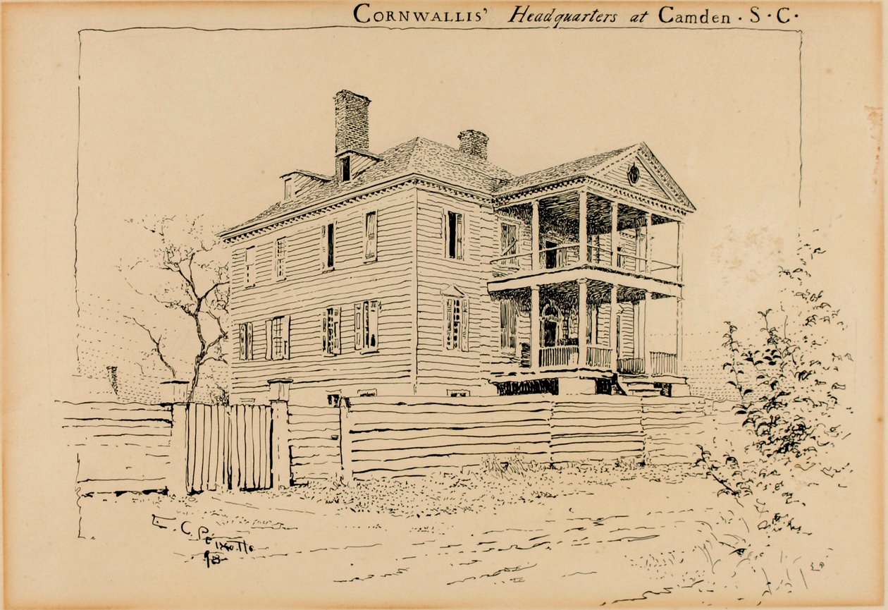 Cornwallacen päämaja, Camden, Etelä-Carolina tekijältä Ernest C. Peixotto