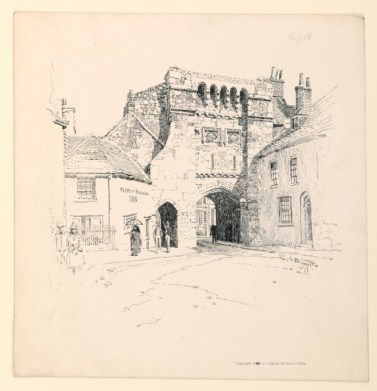 West Gate, Winchester tekijältä Ernest Clifford Peixotto