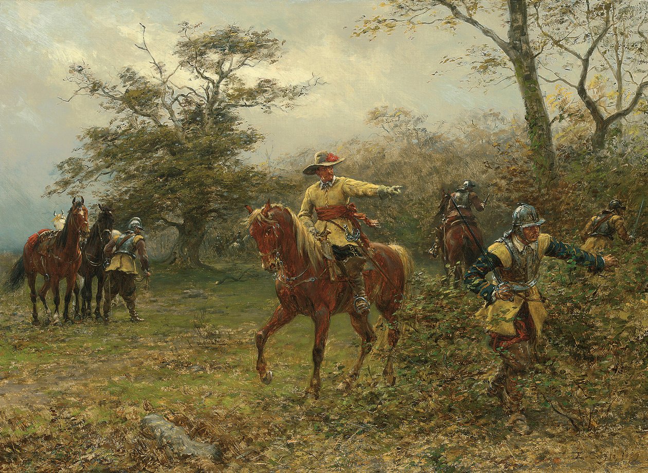 Boscobelin tammi, 1889 tekijältä Ernest Crofts