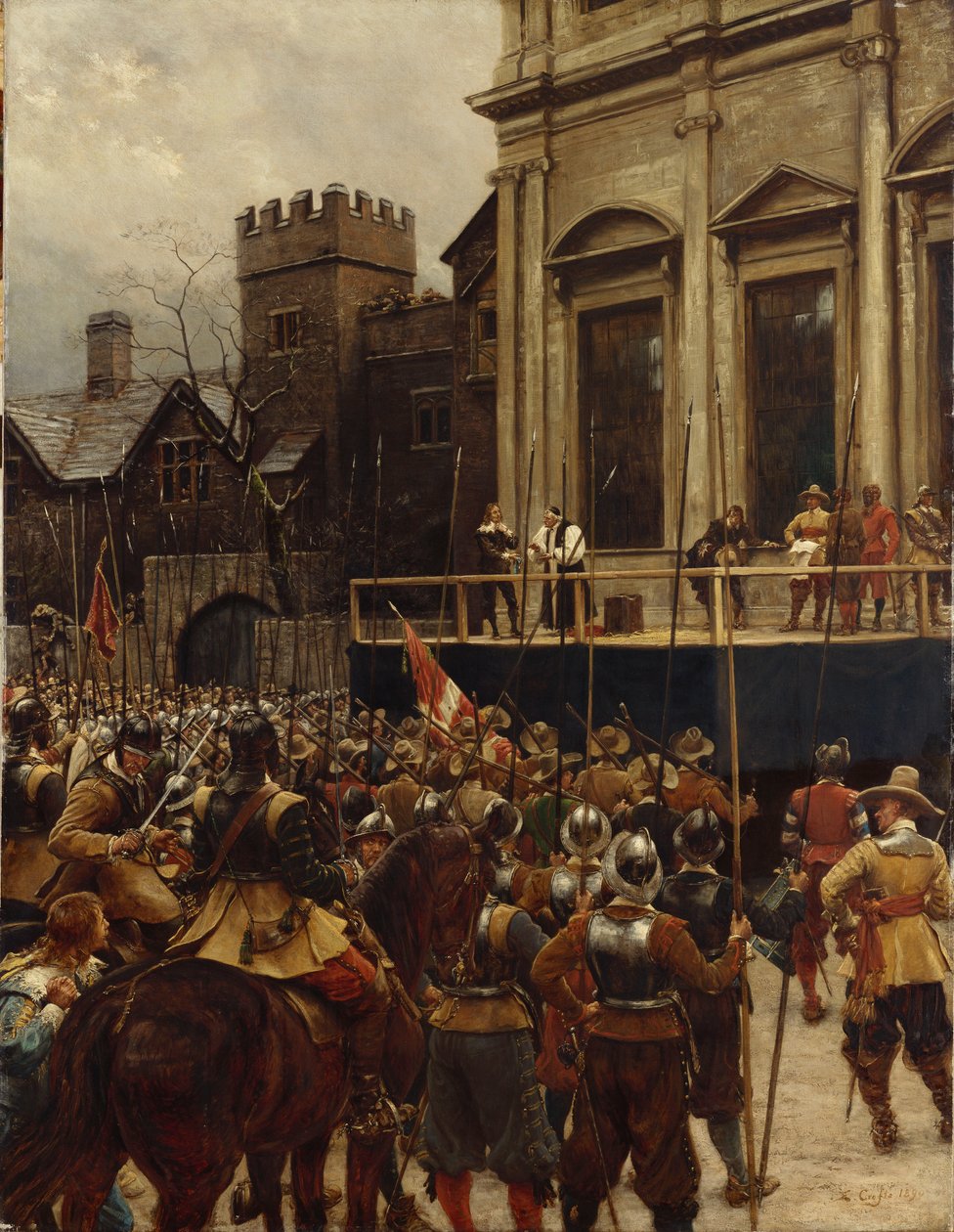 Whitehall, 30. tammikuuta 1649, 1890 tekijältä Ernest Crofts