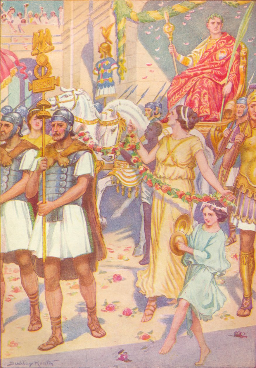 "Hänen edistymisensä oli kuin kuninkaan", c1912 1912 tekijältä Ernest Dudley Heath
