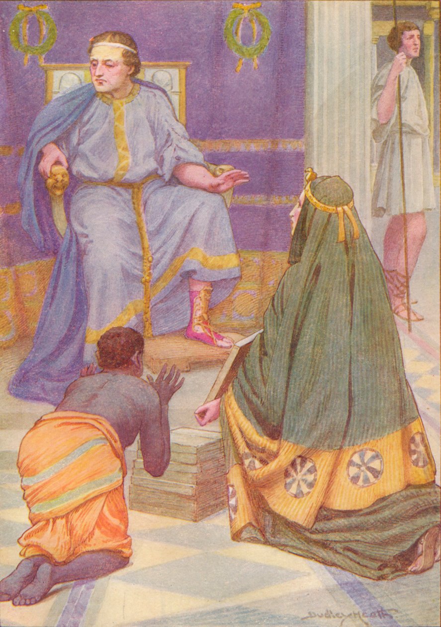 "Hän kantoi sylissään yhdeksää kirjaa", 1912 1912 tekijältä Ernest Dudley Heath