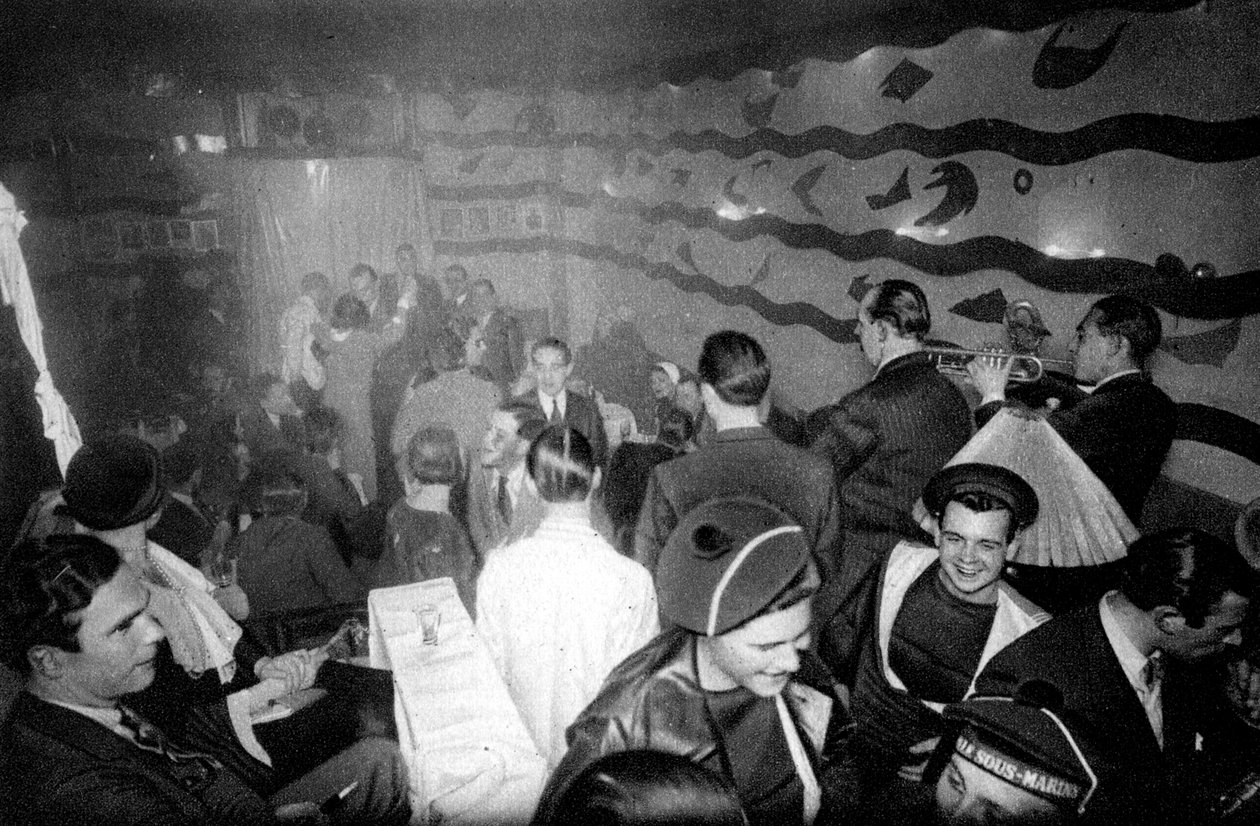 Taverna Montparnassessa, Pariisissa, 1931. tekijältä Ernest Flammarion