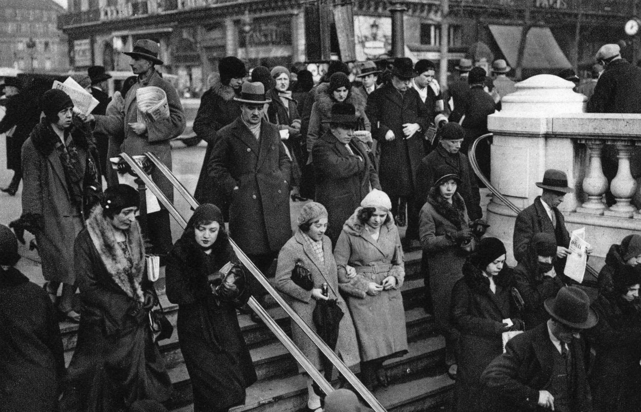 Metroaseman sisäänkäynti, Pariisi, 1931. tekijältä Ernest Flammarion