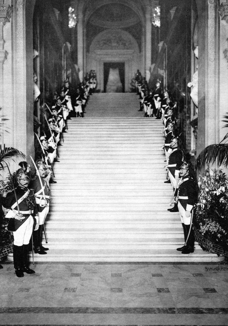 Republikaanien vartijat vastaanotossa, kaupungintalo, Pariisi, 1931. tekijältä Ernest Flammarion