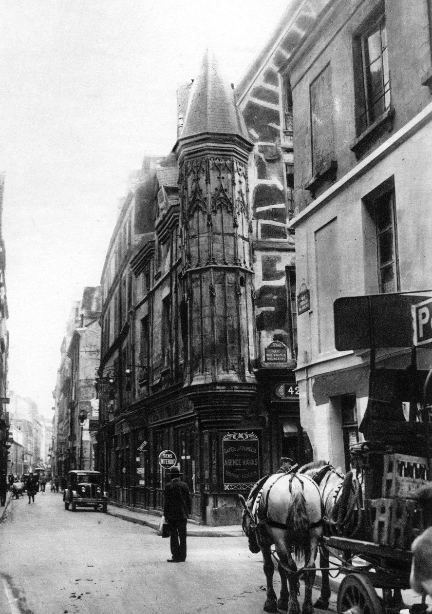 Rue Vieille du Temple, Hotel Barbette, Pariisi, 1931. tekijältä Ernest Flammarion