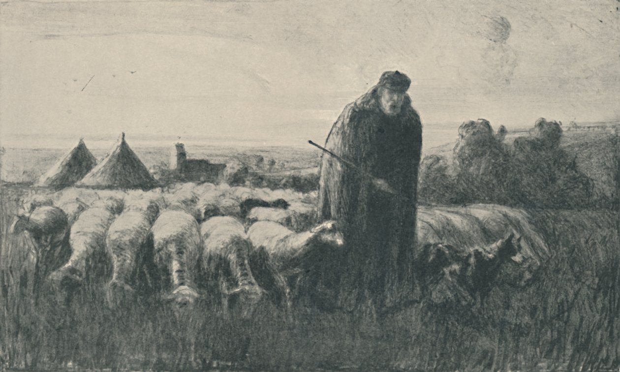 Picardie Shepherd, 1919 tekijältä Ernest George Beach