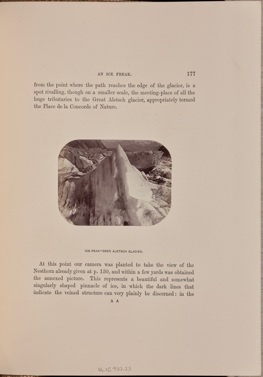 Ice-Peak - Ylä-Aletschin jäätikkö tekijältä Ernest H. Edwards